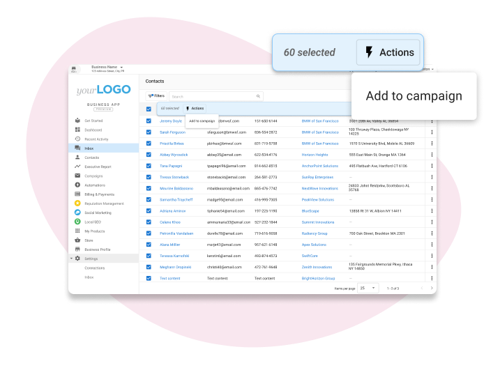 CRM analytics dashboard showing successful customer reactivation campaigns and increased lifetime value metrics.